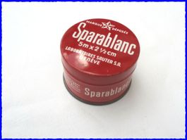 alte Blechdose "SPARABLANC" 2.5 cm - Laboratoires Sauter SA