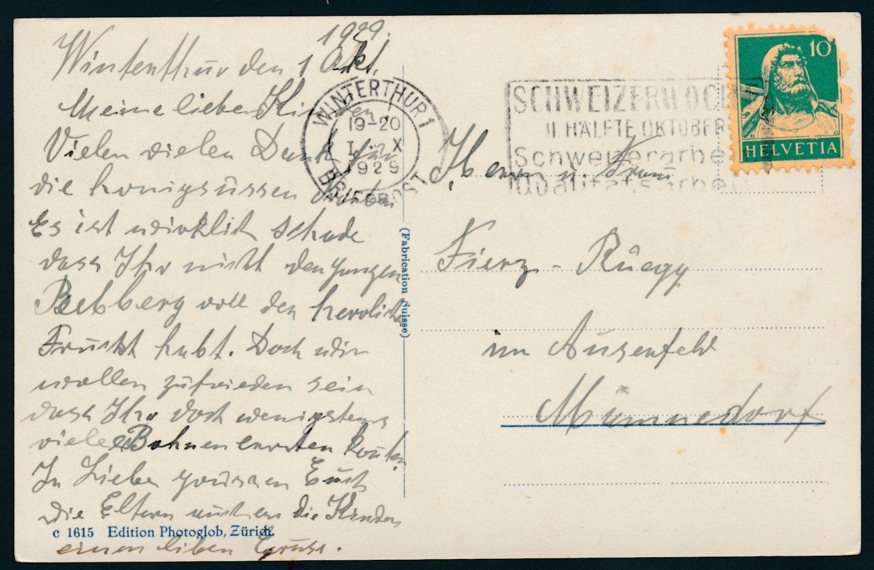 Cartoline postali: AK: Winterthur, neue Kantonsschule – Usato da Bonau venduto da Profila3 1