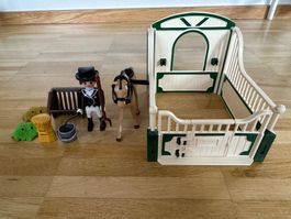 Playmobil Deutsches Sportpferd mit Pferdebox