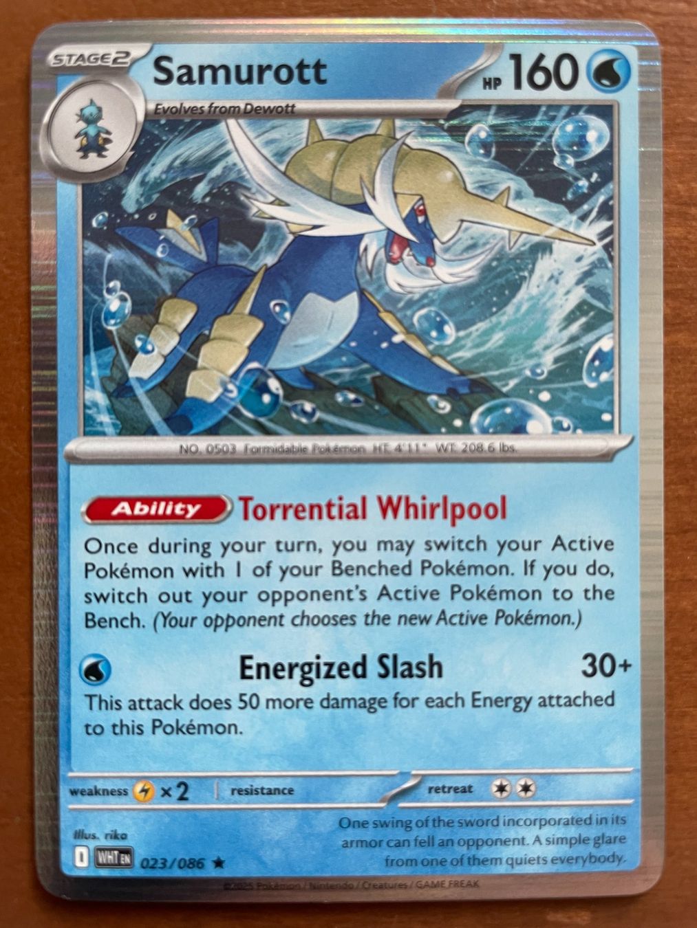Pokémon Sammelbilder & Trading cards: Pokemon Samurott Holo (Versand gratis) – Neu (gemäss Beschreibung) aus Chur von Angerson