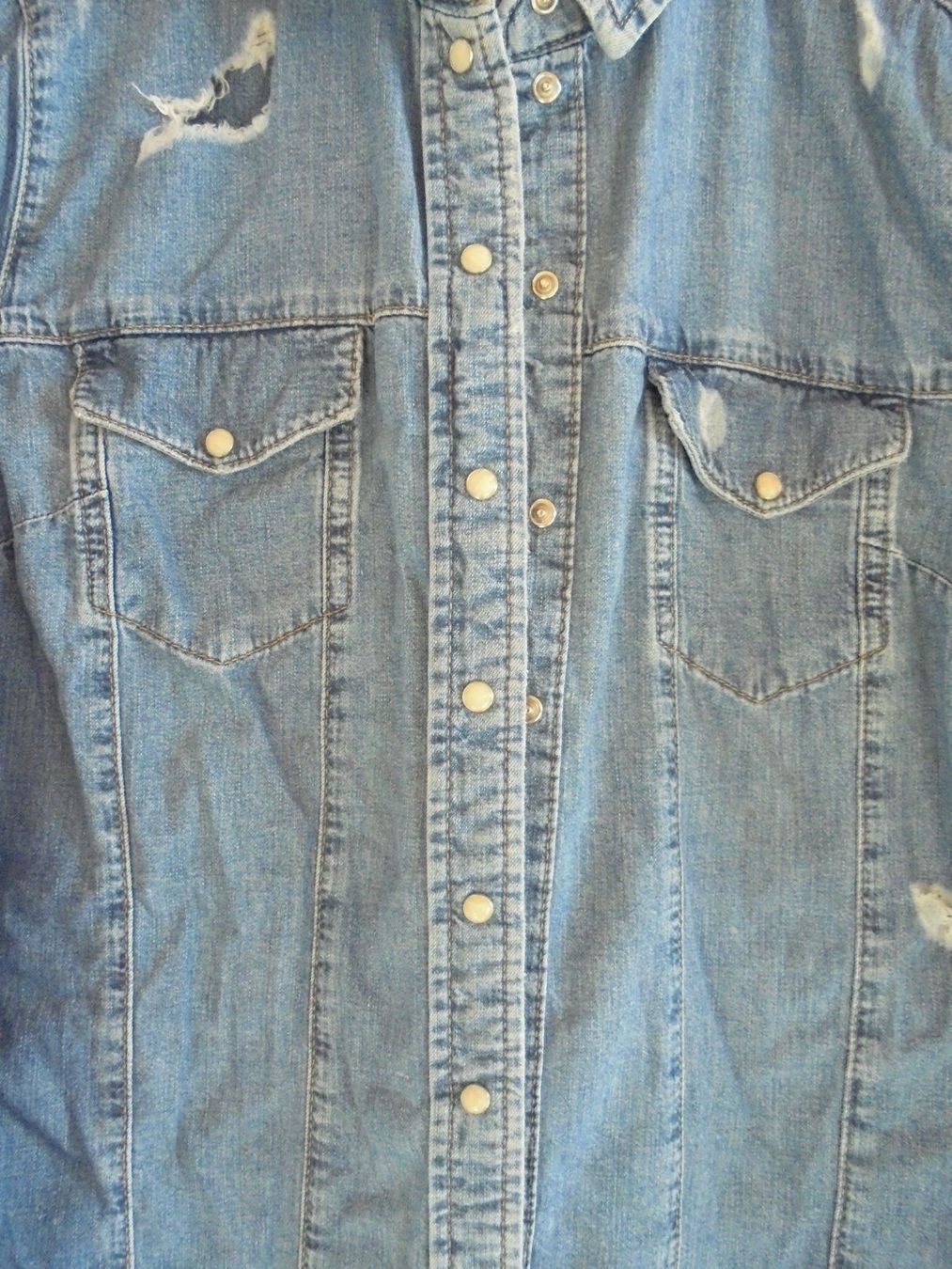 Topshop Camicette: JEANSBLUSE GRÖSSE 36 VON TOPSHOP – Usato da Aarau Rohr venduto da PinkSchwein 3