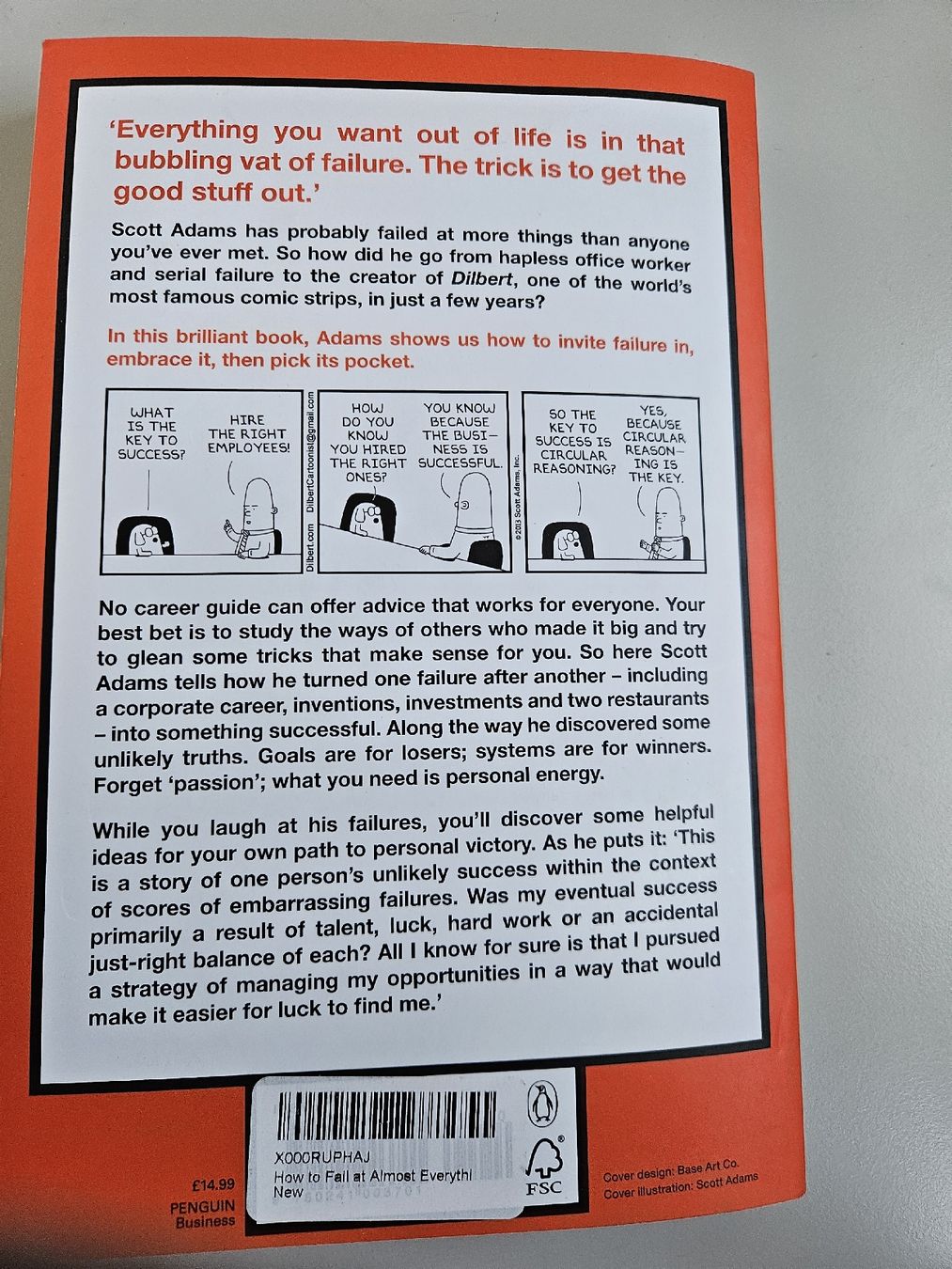 Bücher: Scott A. How to Fail at Almost Everything and still win big – Gebraucht aus Bern von ves_2vjv 1
