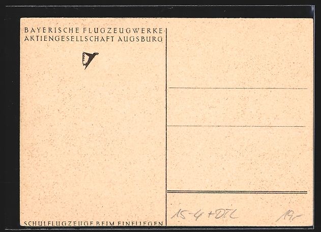 Bilder & Poster: Augsburg, Schulflugzeuge beim Einfliegen – Gebraucht aus Berlin von bartko-reher 1