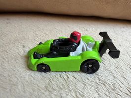 Hot Wheels Mattel 2001 Rennauto Spielzeug grün 6.5 x 3,2 cm