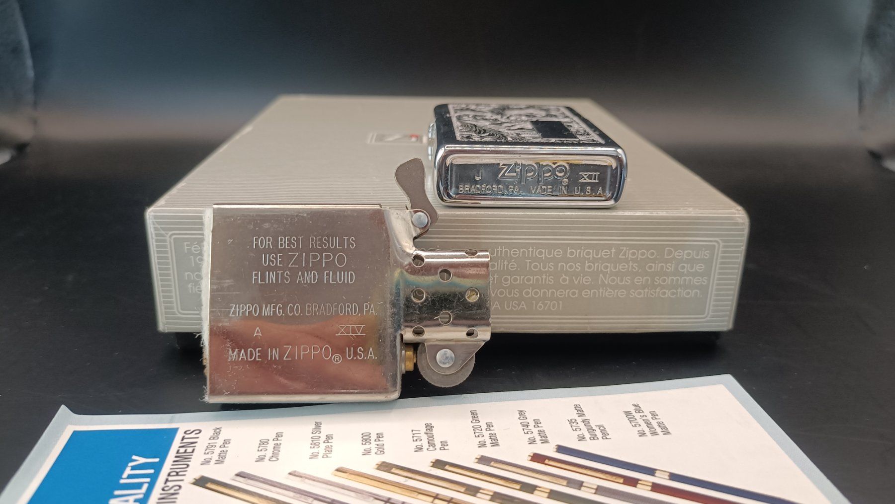 Zippo Feuerzeuge: coffret Zippo Venetian 90's – Neu (gemäss Beschreibung) aus Pampigny von Calypso06 2