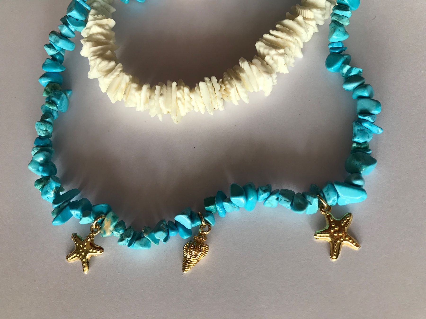 Catenine: Collier nacre et turquoises – Usato da Grimisuat venduto da eliseba88 5