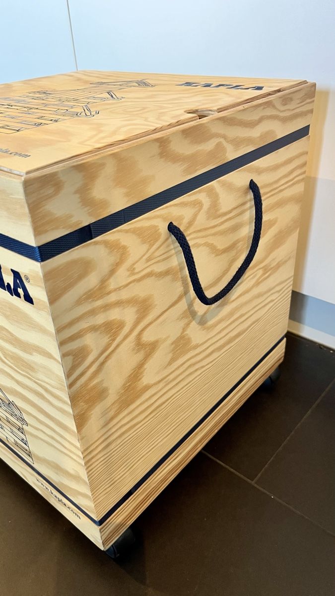 Kapla Giocattoli: Kapla Bausteine Holzplättchen 1000 Stück Box Rollbox – Usato da Basel venduto da kitu 4