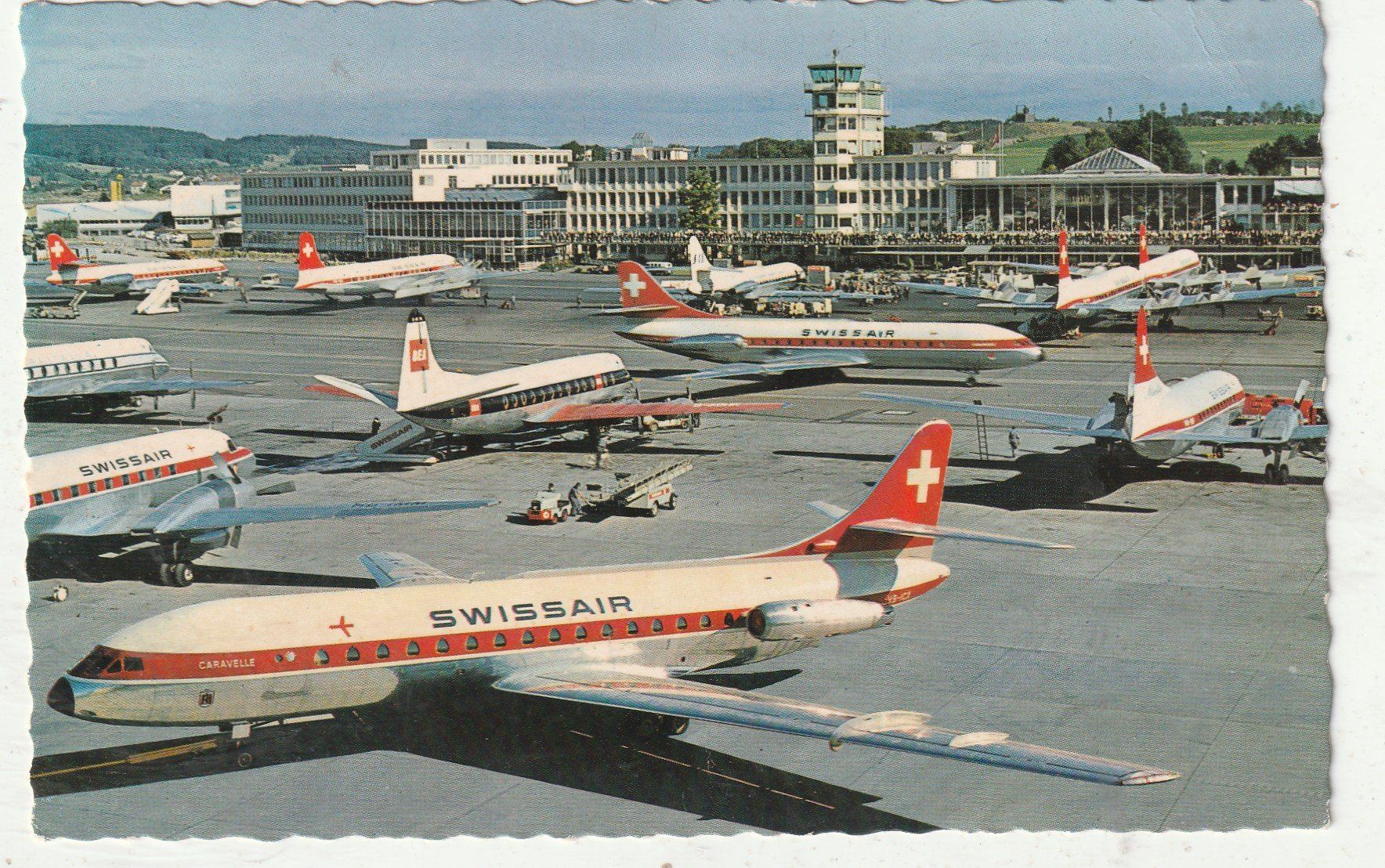 Cartoline postali: Flughafen Zürich Kloten – Usato da Lumbrein venduto da made02