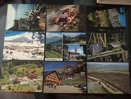 9x ancienne carte Postale Postkarten CH