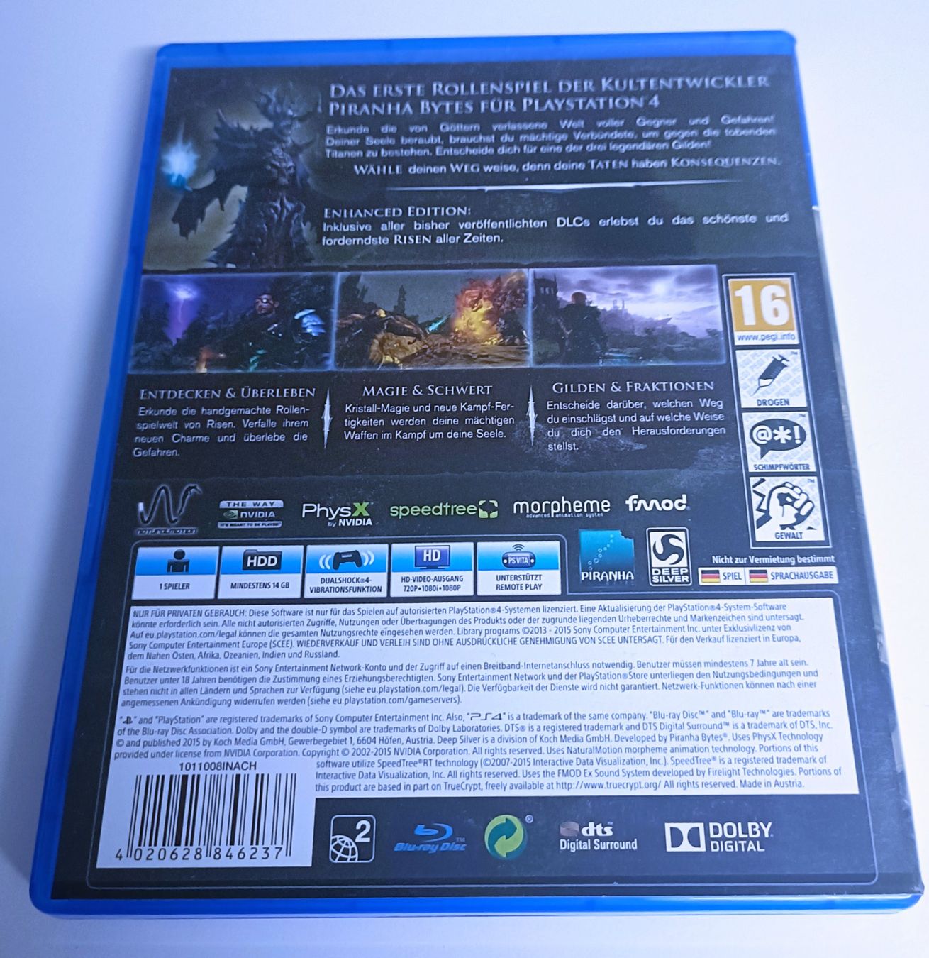 Sony Giochi: Risen 3 Titan Lords Enhanced Edition | PS4 – Usato da Köniz venduto da Gamecollect 1