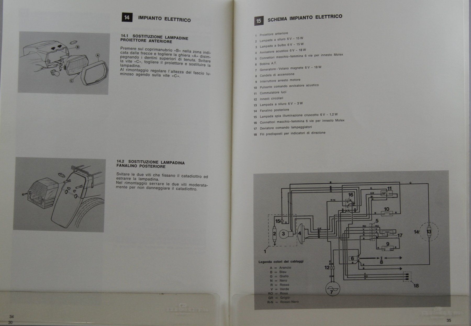 Benelli Documenti: ORIGINAL WEKSTATTHANDBUCH | BENELLI - S50 | AB 04.1987 – Usato da Unterägeri venduto da GIGOLOLIT 8