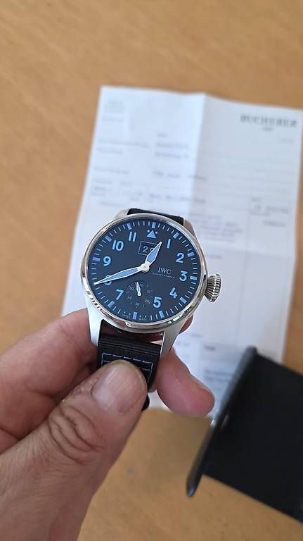 IWC Orologi: IWC Big Pilot Bucherer Blue Edition – Usato da Herisau venduto da frei72