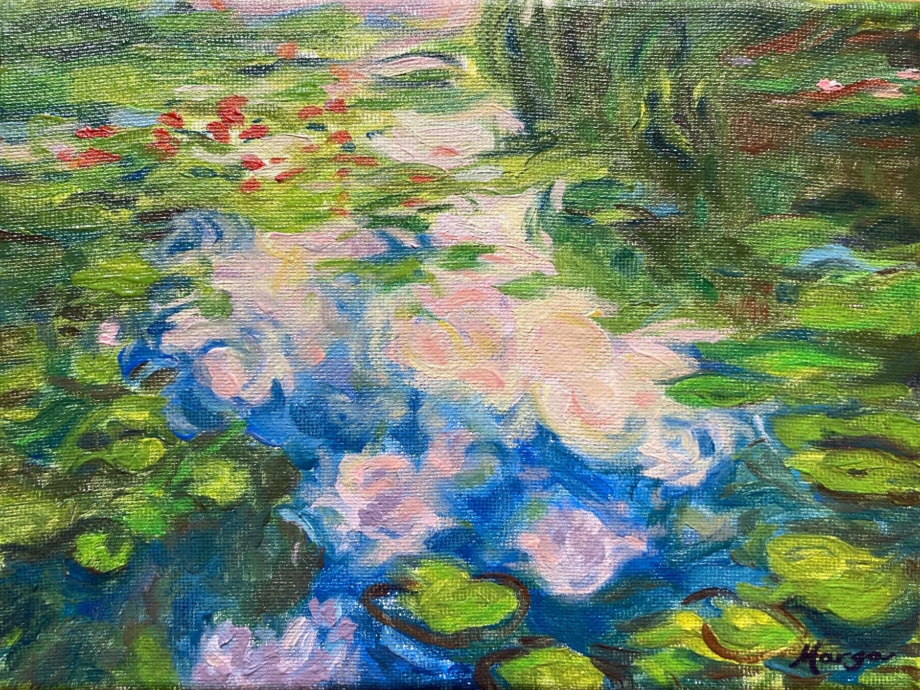 Dipinti: Der Seerosenteich – Nuovo e nell'imballaggio originale da Zürich venduto da Margacrea