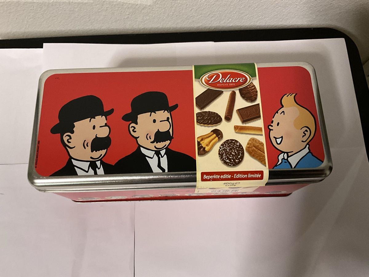 Fumetti: Tintin Keksdose (ovp) – Nuovo e nell'imballaggio originale da Agriswil venduto da Ueli03 2