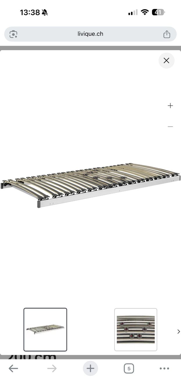 Reti a doghe: Neuer Lattenrost 100x220 – Nuovo (secondo la descrizione) da Forst venduto da oktopus75