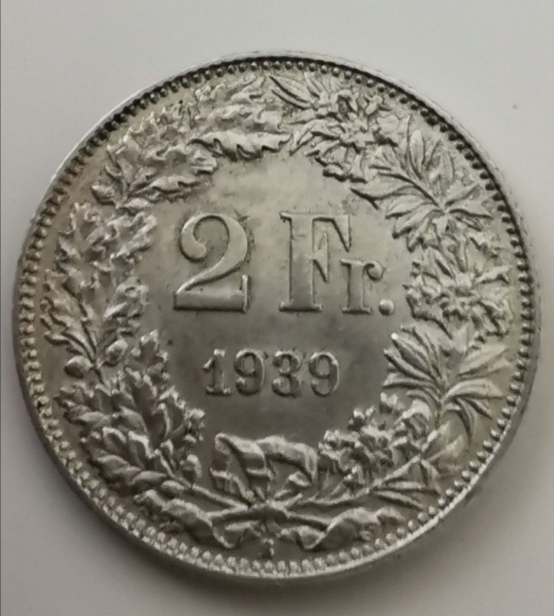Tutti le monete: 2 Franken 1939 Silber – Usato da Zürich venduto da turbopuz 2