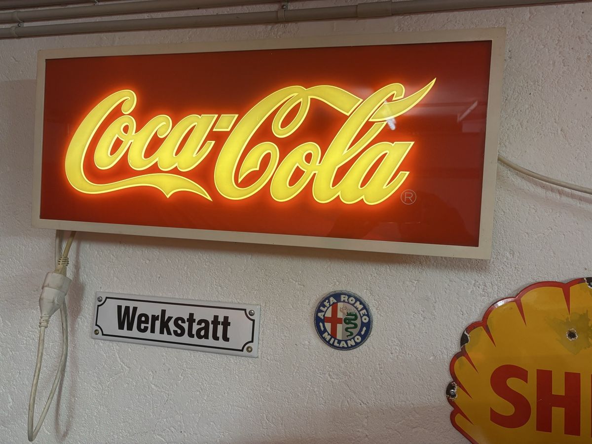 Coca-Cola Insegne: Coca-Cola Leuchtkasten  – Usato da Würenlingen venduto da Raffaella_