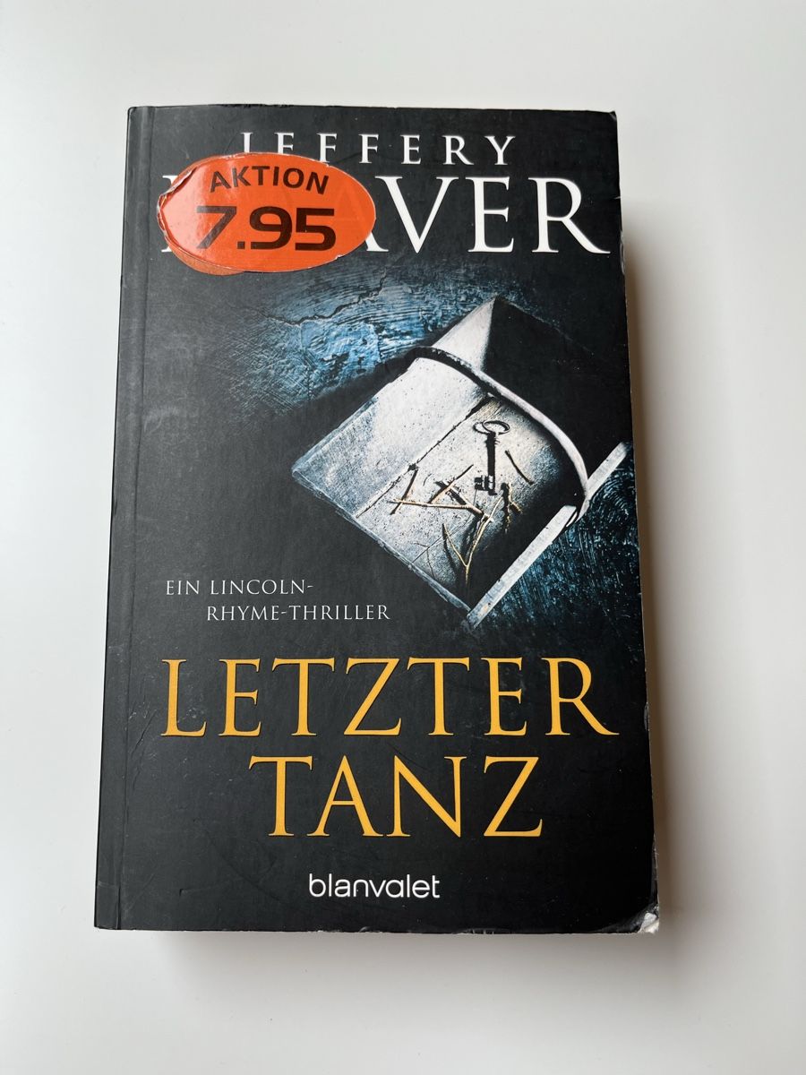Libri: Letzter Tanz, Jeffery Deaver – Usato da Niedermuhlern venduto da Acki80
