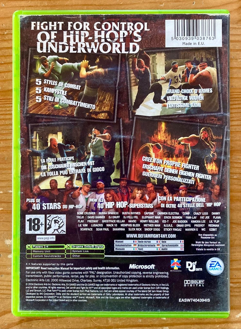Microsoft Giochi: Def Jam: Fight For NY - Xbox – Usato da Zürich venduto da Djmotionch 3