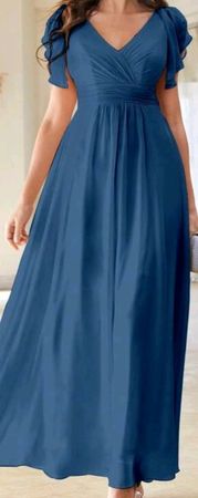 Abendkleid, Festkleid, Kleid blau