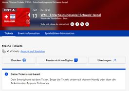 Ticket WM - Entscheidungsspiel Schweiz-Israel Frauen