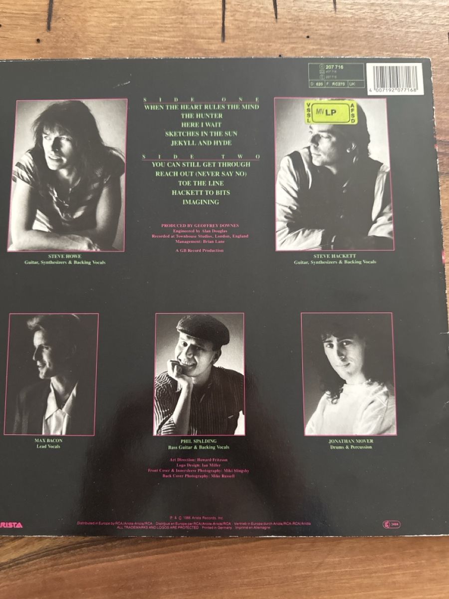 Dischi in vinile: GTR - Steve Howe & Steve Hackett - Vinyl Schallplatte! – Usato da Solothurn venduto da Alex702 1