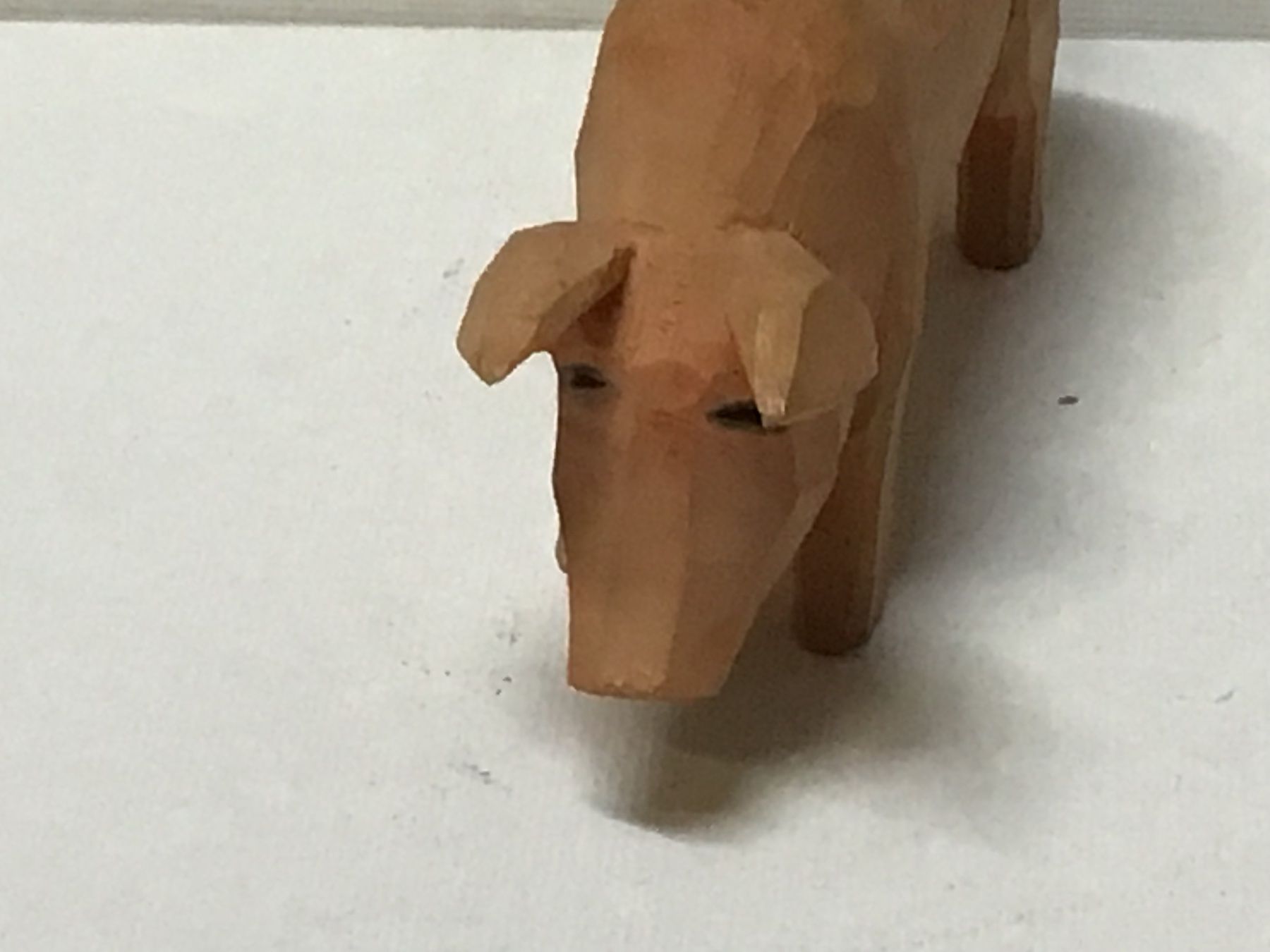 Statuette: Älteres Brienzer Schwein, handgeschnitzt. – Usato da St. Gallen venduto da Goldlilly 4