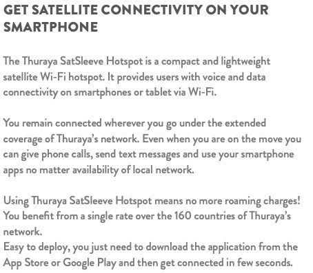Thuraya Handys / Smartphones: Satellitentelefon Thuraya SatSleeve HotSpot – Gebraucht aus Mörschwil von vet_vzj9 5