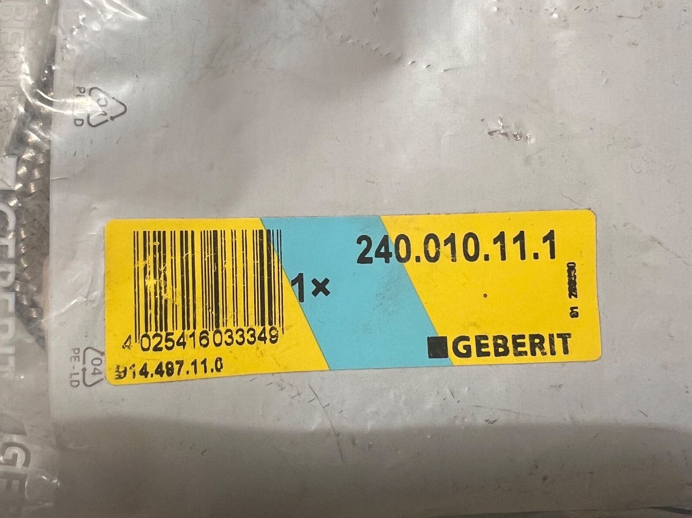 Geberit WC: Befestigungsset Geberit Schwimmerventil Original – Nuovo e nell'imballaggio originale da Niederrohrdorf venduto da ledergerber 1