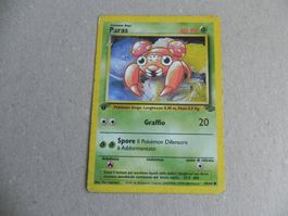 Paras  Pokémon Sammelkarte 1. Edition Ausgabe 1999-2000 PV