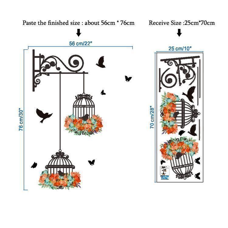 Aufkleber: Autocollant mural coloré à motif oiseaux – Neu und originalverpackt aus Gurmels von shopathome 2