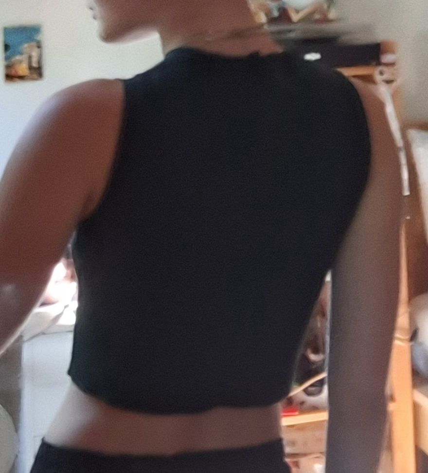 Zara Top: crop top vert émeraude – Usato da  venduto da  1