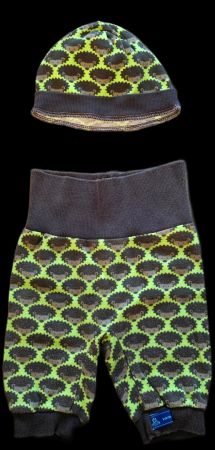 baby Set Mütze & Pumphose Igel Gr. 56 phyllis.ch