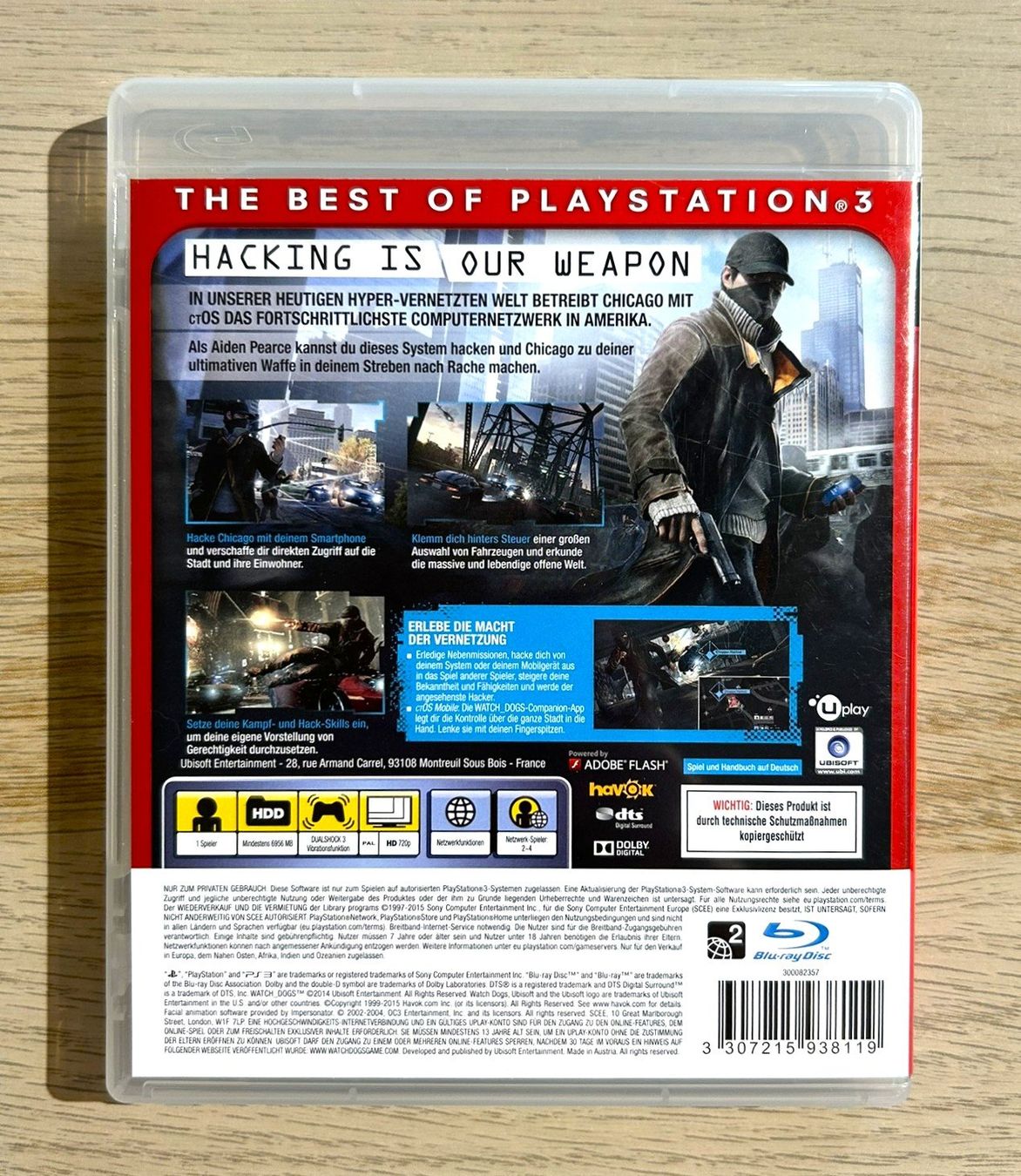 Sony Giochi: Watch Dogs PS3 – Usato da St. Gallen venduto da Alpine.Arcade 1