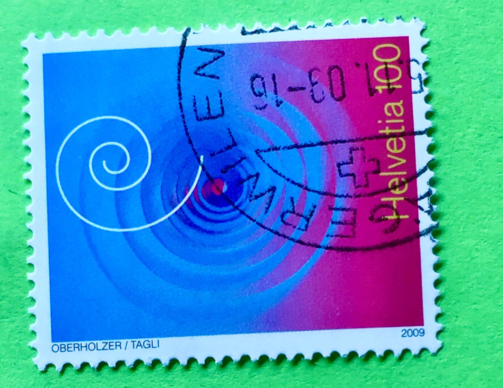 Tutti i francobolli: Nr.1320 mit Stempel Geburt 2009    – Usato da Aarau venduto da Billa007