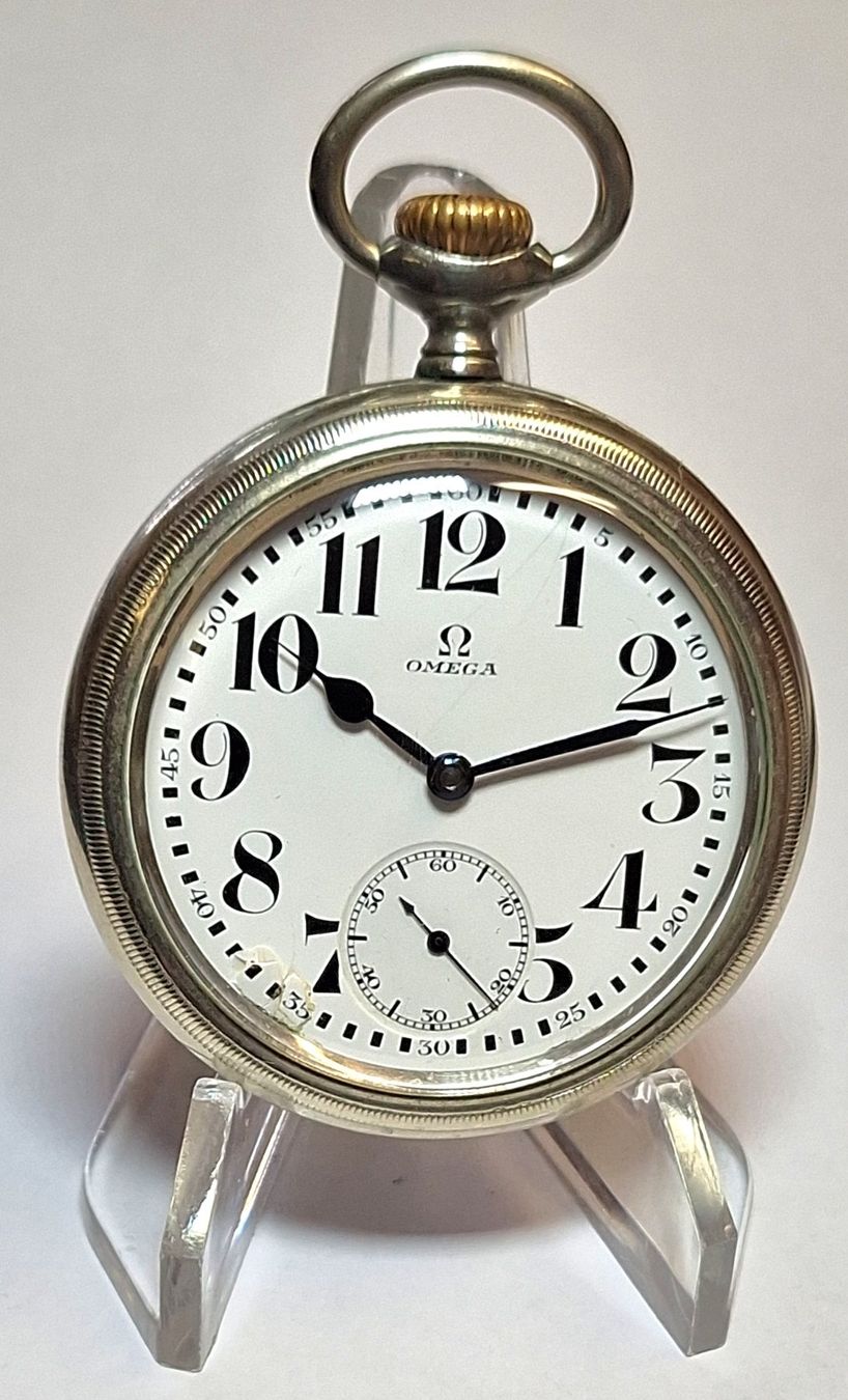 Omega Orologi: Antike Seltene Omega Eisenbahn T.Uhr. – Usato da Madiswil venduto da Willys4 6