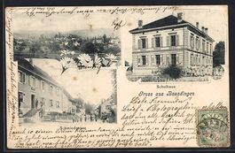 Basadingen, Schulhaus, Schmiedgasse und 