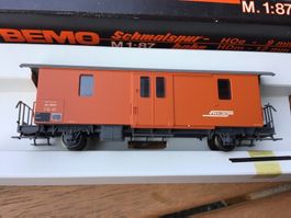 Bemo RhB Güterwagen Gk-v 5621, H0e, ohnekupplungen