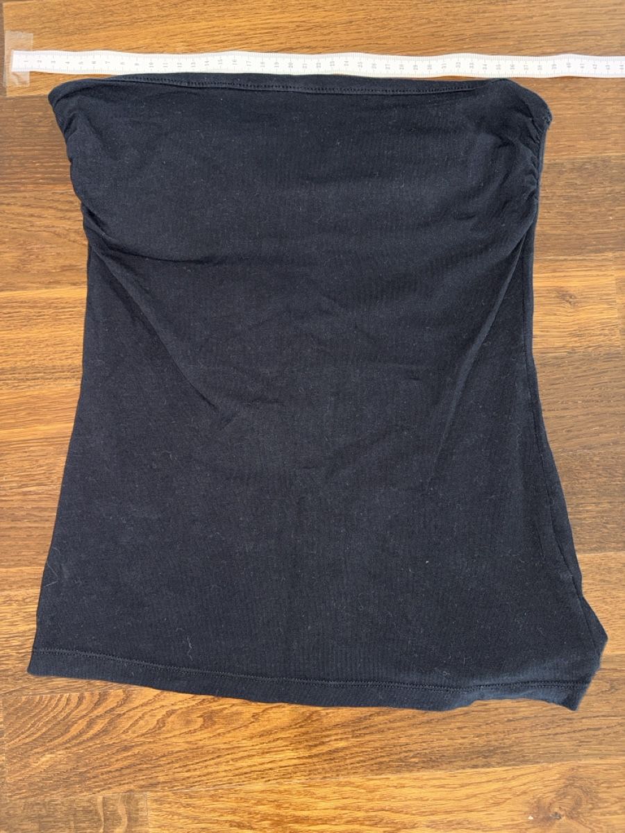 H&M Top: Schwarzes Bandeau Top, Basic Oberteil, Grösse S – Usato da Dübendorf venduto da lus_9275