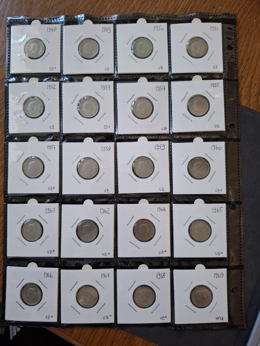 Tutti le monete: 10 Rappen Sammlung nr.27 – Usato da Hunzenschwil venduto da Hardrock6 3