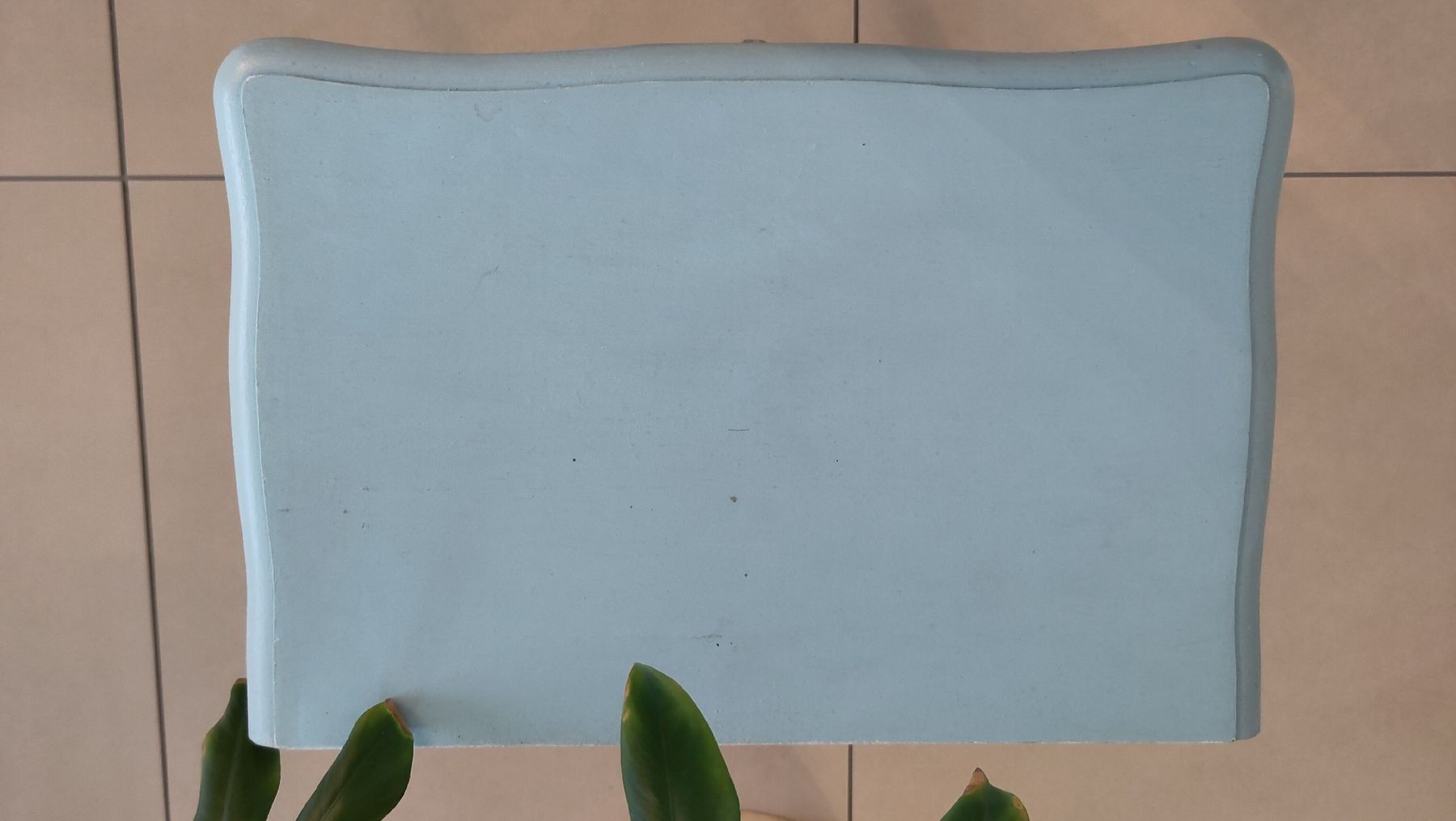 Nachttische: Beistelltisch hellblau mit Schublade shabby chic – Gebraucht aus Meggen von Vitos 1