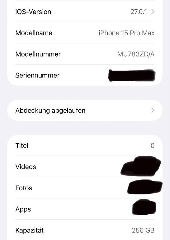 Telefoni cellulari / Smartphones: I Phone 15 pro max – Usato da Reichenburg venduto da Vivi.90 2