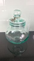 Glasbehälter mit Deckel / Bonbonniere / Vintage