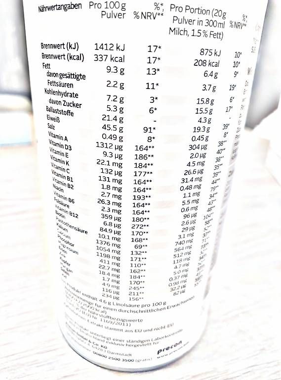 Precon Aliments & Spécialités: Precon Shake Cappuccino – Neuf avec emballage d'origine à Weingarten-Kalth par Samtpfoetchen81 1