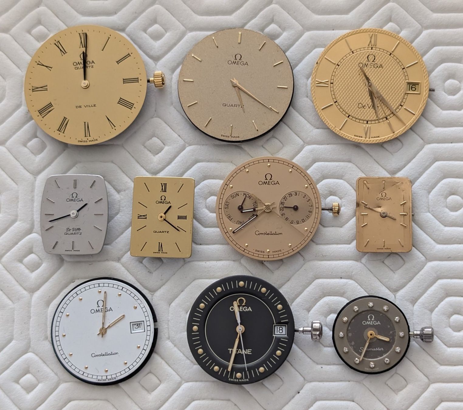 Omega Orologi: 10 Omega Quartz Uhrwerke – Difettoso da Oberbüren venduto da Space20