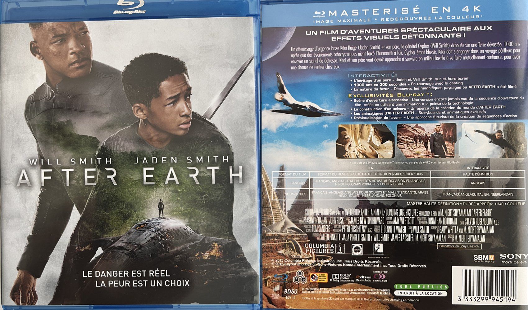 Tutti i DVDs: Blu-ray After Earth – Nuovo (secondo la descrizione) da Satigny venduto da carbone888