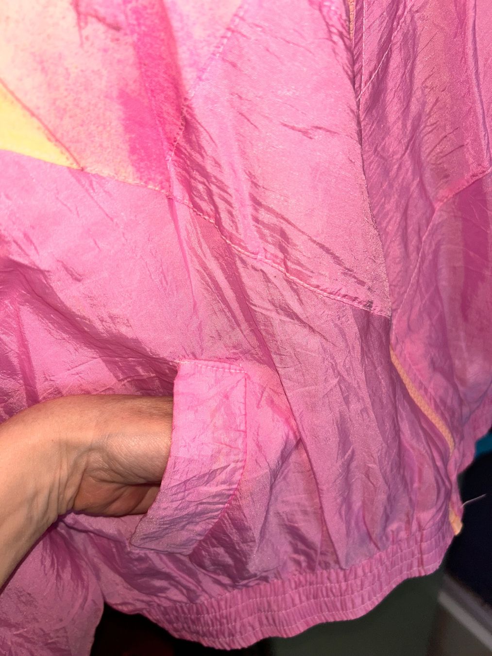 Giacche: Pinke vintage Jahre Trainerjacke – Usato da Schwyz venduto da Maerzetuepfli 5