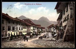 AK Gruyeres, Panorama et le Moleson