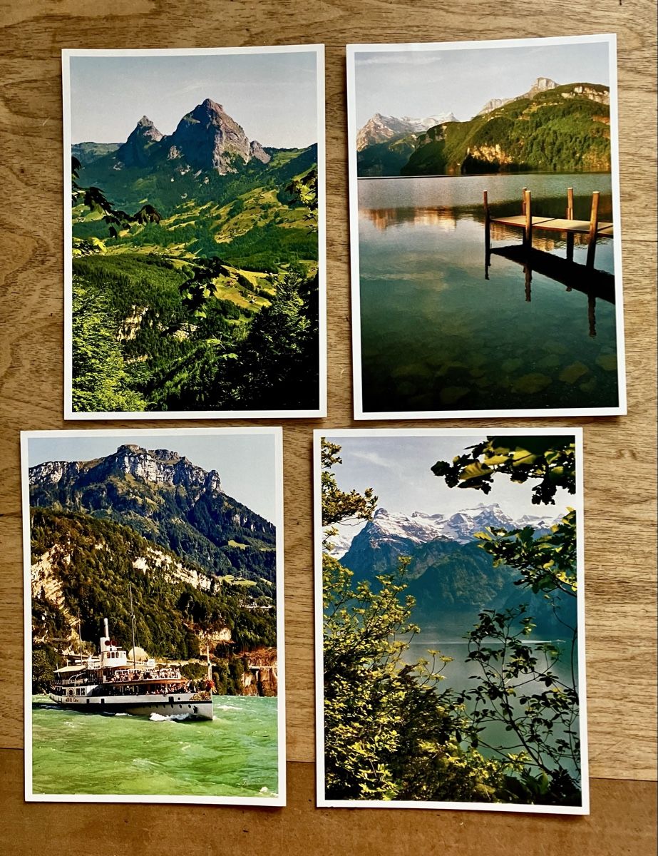 Cartoline postali: 4x AK Kanton Uri – Usato da Buchs AG venduto da Allerleis