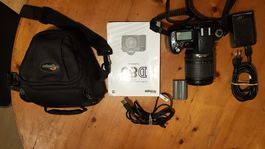 Nikon D80, inkl. Objektiv und Tasche